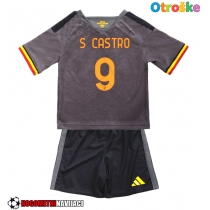 Otroške Nogometnih dresov AS Roma Santiago Castro #9 Tretji 2026-27 Kratki rokavi (+ hlače)